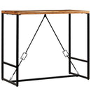 vidaXL újrahasznosított tömör fa bárasztal 120 x 60 x 106 cm
