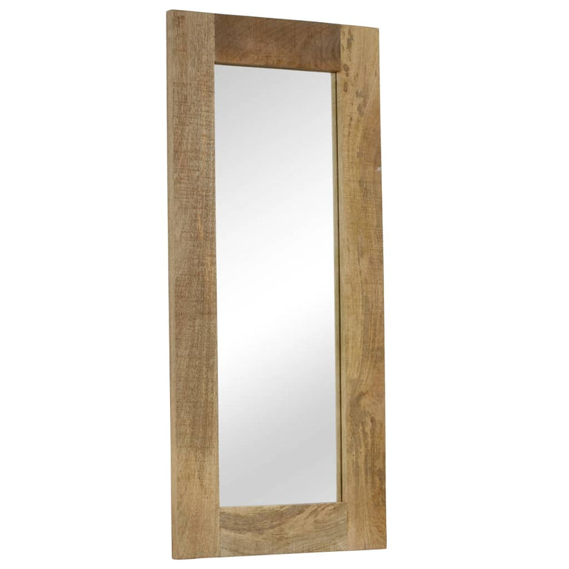 vidaXL tömör mangófa keretű tükör 50 x 110 cm