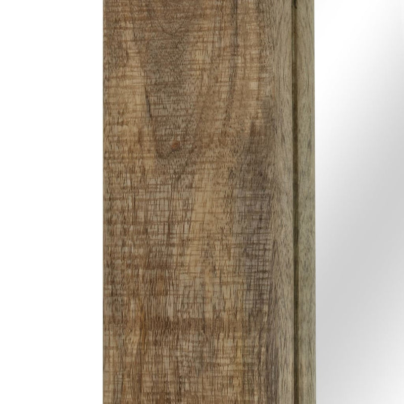 vidaXL tömör mangófa keretű tükör 50 x 110 cm