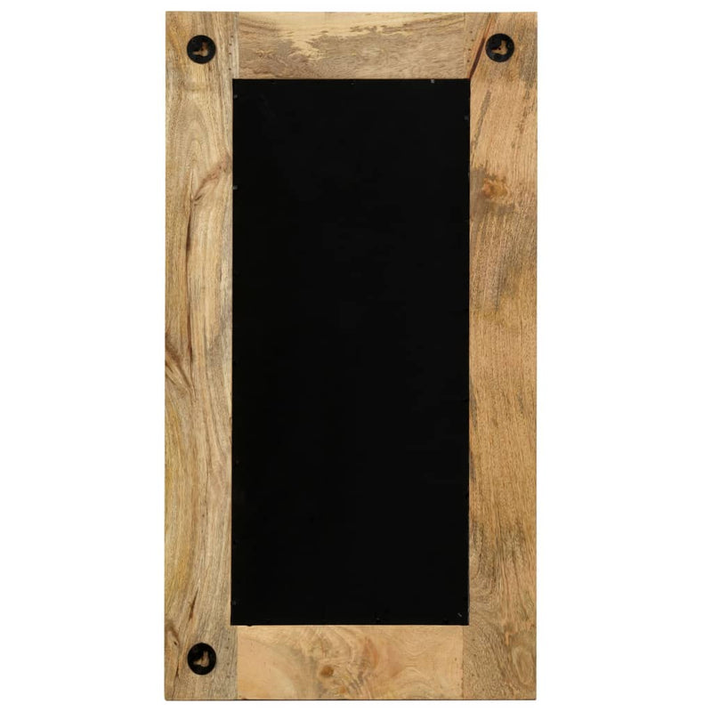 vidaXL tömör mangófa keretű tükör 50 x 110 cm