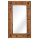 vidaXL tömör akácfa keretű tükör 50 x 80 cm