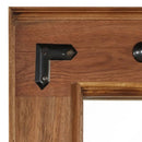 vidaXL tömör akácfa keretű tükör 50 x 80 cm