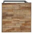 vidaXL 3 részes újrahasznosított tíkfa növénytartó asztal szett