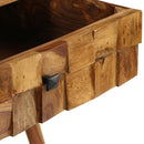vidaXL tömör akácfából dohányzóasztal mézszínű felülettel 110x50x37 cm