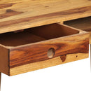 vidaXL tömör akácfából íróasztal 110 x 55 x 76 cm