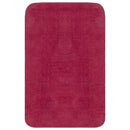 vidaXL 2 részes fuksziaszínű szövet fürdőszobaszőnyeg-garnitúra