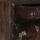 vidaXL újrahasznosított tömör fa éjjeliszekrény 40 x 30 x 50 cm