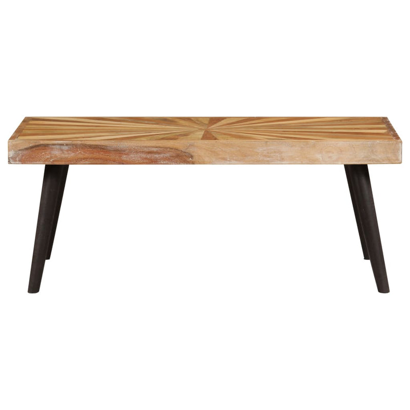 vidaXL tömör mangófa dohányzóasztal 90 x 55 x 36 cm
