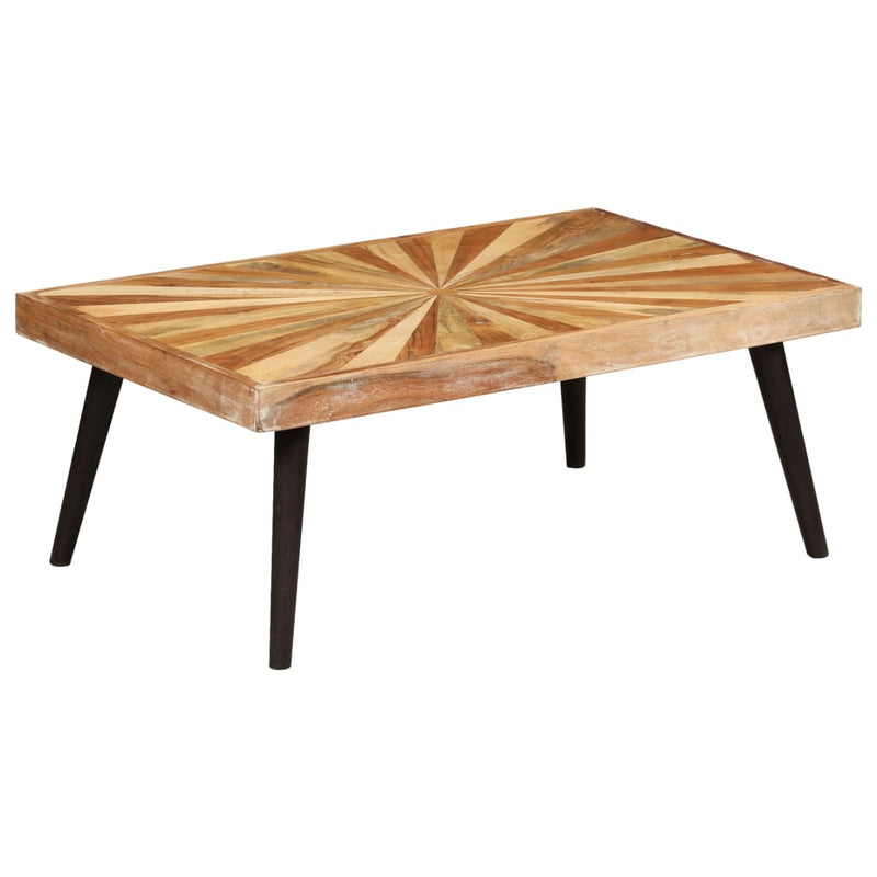 vidaXL tömör mangófa dohányzóasztal 90 x 55 x 36 cm