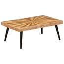 vidaXL tömör mangófa dohányzóasztal 90 x 55 x 36 cm
