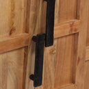 vidaXL barna tömör akácfa tálalószekrény 60 x 35 x 76 cm