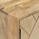 vidaXL tömör mangófa tálalószekrény 80 x 30 x 75 cm