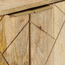 vidaXL tömör mangófa tálalószekrény 80 x 30 x 75 cm