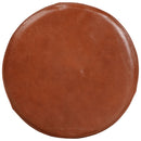 vidaXL 2 db valódi bőr és tömör akácfa bárszék