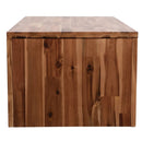 vidaXL tömör akácfa dohányzóasztal 90 x 50 x 37,5 cm