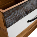 vidaXL tömör akácfa dohányzóasztal 90 x 50 x 37,5 cm