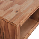 vidaXL tömör akácfa dohányzóasztal 90 x 50 x 37,5 cm