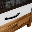 vidaXL tömör akácfa dohányzóasztal 90 x 50 x 37,5 cm
