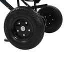 vidaXL tolható sószóró kocsi PVC/acél 106 x 73 x 76 cm 45 literes