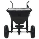 vidaXL tolható sószóró kocsi PVC/acél 106 x 73 x 76 cm 45 literes