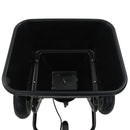 vidaXL vontatható sószóró kocsi PVC/acél 125 x 74 x 79 cm 45 literes