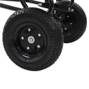 vidaXL vontatható sószóró kocsi PVC/acél 125 x 74 x 79 cm 45 literes