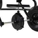 vidaXL vontatható sószóró kocsi PVC/acél 125 x 74 x 79 cm 45 literes