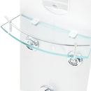 vidaXL ezüstszínű zuhanypanel 25 x 43 x 120 cm