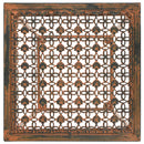 vidaXL 3 részes vintage stílusú rozsdás színű fém virágállvány-szett