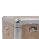 vidaXL barna tömör fenyő tárolóláda 91 x 52 x 40 cm