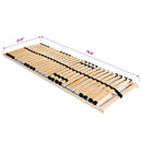 vidaXL 7 zónás 28 léces ágyrács 70 x 200 cm