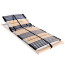 vidaXL 7 zónás 42 léces ágyrács 80 x 200 cm