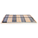 vidaXL 7 zónás 42 léces ágyrács 120 x 200 cm