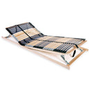 vidaXL 7 zónás 42 léces ágyrács 90 x 200 cm