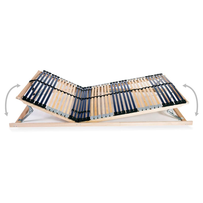 vidaXL 7 zónás 42 léces ágyrács 100 x 200 cm