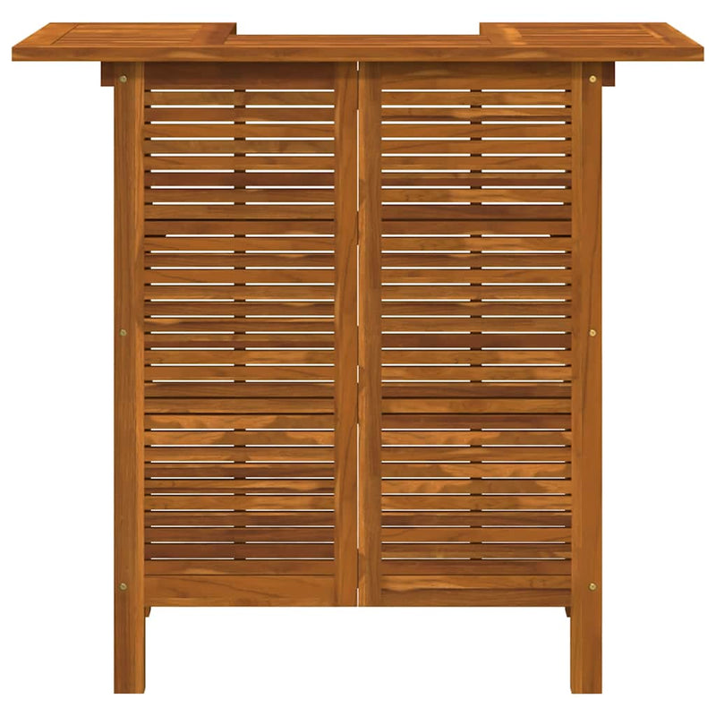 vidaXL tömör akácfa bárasztal 110 x 50 x 105 cm