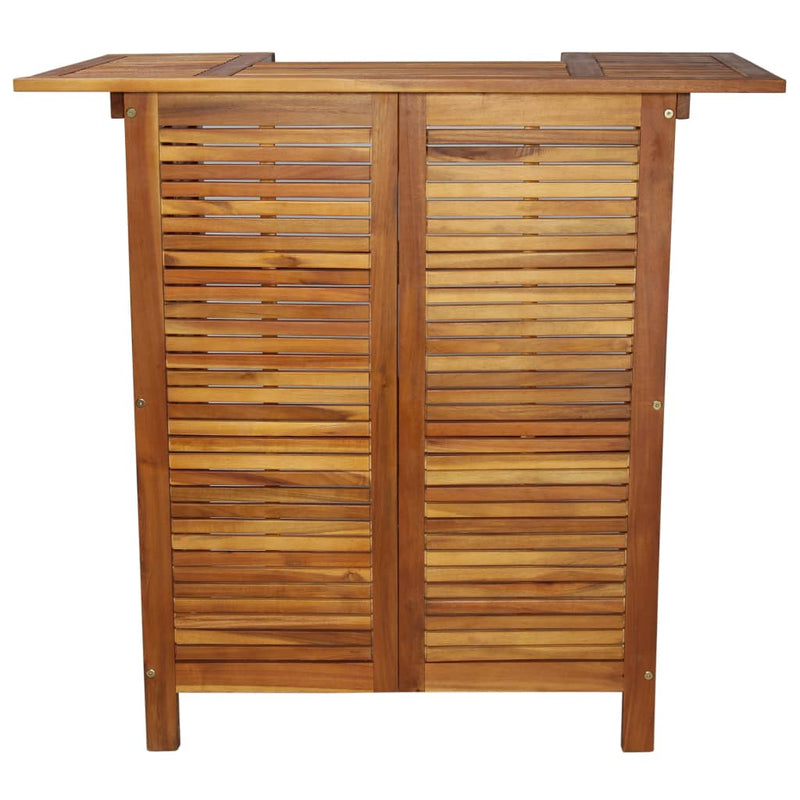 vidaXL tömör akácfa bárasztal 110 x 50 x 105 cm