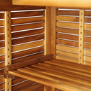 vidaXL tömör akácfa bárasztal 110 x 50 x 105 cm