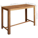 vidaXL tömör akácfa bárasztal 150 x 70 x 105 cm
