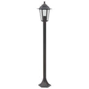 vidaXL 6 db bronzszínű alumínium kerti állólámpa, E27, 110 cm