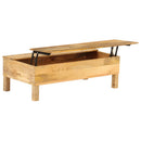 vidaXL tömör mangófa dohányzóasztal 110 x 55 x 35 cm