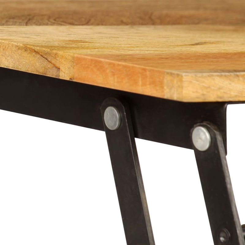 vidaXL tömör mangófa dohányzóasztal 110 x 55 x 35 cm