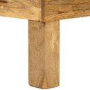 vidaXL tömör mangófa dohányzóasztal 110 x 55 x 35 cm