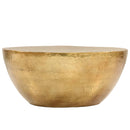 vidaXL rézsárga kalapált alumínium dohányzóasztal 70 x 30 cm