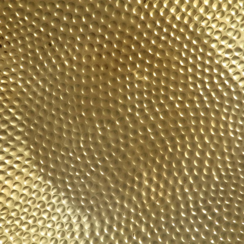 vidaXL rézsárga kalapált alumínium dohányzóasztal 70 x 30 cm