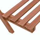 vidaXL 3 szintes cédrusfa virágtartó állvány 48 x 45 x 40 cm