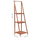 vidaXL cédrusfa virágtartó állvány 45 x 40 x 145 cm