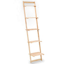 vidaXL cédrusfa létra fali polc 41,5 x 30 x 176 cm