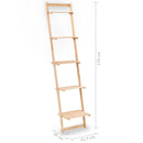 vidaXL cédrusfa létra fali polc 41,5 x 30 x 176 cm