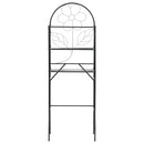vidaXL fekete WC feletti tárolóállvány 60 x 33 x 174 cm